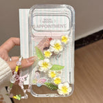 Custodia per telefono in acrilico con motivo a farfalla e plumeria 3D in resina epossidica e catenella da polso., For iPhone 17 Pro Max, For iPhone 17 Pro, For iPhone 17, For iPhone Air, For iPhone 16 Pro Max, For iPhone 16 Pro, For iPhone 16 Plus     ...