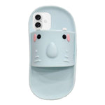 Custodia per telefono in silicone con design a pantofola in stile cartone animato., For iPhone 17, For iPhone 16 Pro Max, For iPhone 16 Pro, For iPhone 16, For iPhone 15 Pro Max, For iPhone 15 Pro, For iPhone 15 Plus, For iPhone 15