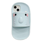 Custodia per telefono in silicone con design a pantofola in stile cartone animato., For iPhone 14 Plus, For iPhone 14, For iPhone 14 Pro, For iPhone 14 Pro Max, For iPhone 13 Pro Max, For iPhone 13 Pro, For iPhone 13, For iPhone 12 Pro Max