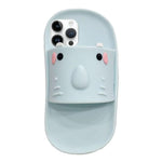 Custodia per telefono in silicone con design a pantofola in stile cartone animato., For iPhone 14 Plus, For iPhone 14, For iPhone 14 Pro, For iPhone 14 Pro Max, For iPhone 13 Pro Max, For iPhone 13 Pro, For iPhone 13, For iPhone 12 Pro Max