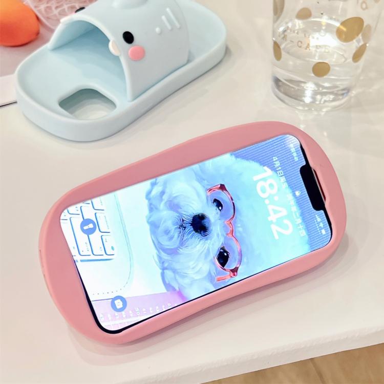 Custodia per telefono in silicone con design a pantofola in stile cartone animato., For iPhone 14 Plus, For iPhone 14, For iPhone 14 Pro, For iPhone 14 Pro Max, For iPhone 13 Pro Max, For iPhone 13 Pro, For iPhone 13, For iPhone 12 Pro Max