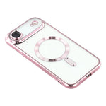 Custodia per telefono WANLONFENG CD magnetica in TPU galvanizzato con protezione per lo schermo, For iPhone Air, For iPhone 16 Pro Max, For iPhone 16 Pro