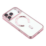 Custodia per telefono WANLONFENG CD magnetica in TPU galvanizzato con 2 pellicole protettive per lo schermo, For iPhone 17 Pro Max, For iPhone 17 Pro, For iPhone 17