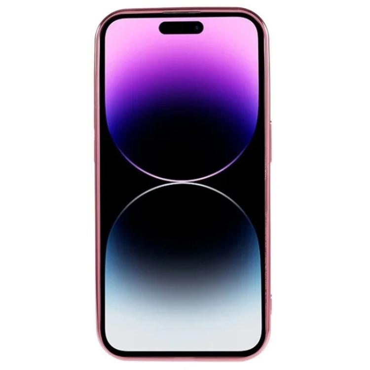 Custodia per telefono WANLONFENG CD magnetica in TPU galvanizzato con 2 pellicole protettive per lo schermo, For iPhone 14 Pro Max, For iPhone 13 Pro Max, For iPhone 13 Pro