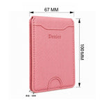Porta carte magnetico Denier V27 con texture in similpelle vegana