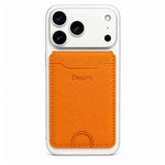 Porta carte magnetico Denier V27 con texture in similpelle vegana