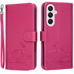 Custodia per telefono in ecopelle con cinturino e stampa a rilievo di gatto e farfalla, con protezione RFID., For Galaxy A25 5G, For Galaxy A24 4G, For Galaxy A34 5G