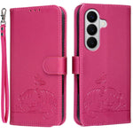 Custodia per telefono in ecopelle con cinturino e stampa a rilievo di gatto e farfalla, con protezione RFID., For Galaxy A57 5G, For Galaxy A37 5G, For Galaxy A27 5G