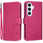Custodia per telefono in ecopelle con cinturino e stampa a rilievo di gatto e farfalla, con protezione RFID., For Galaxy S26 FE 5G, For Galaxy S26 Edge 5G, For Galaxy S26 Ultra 5G