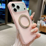 Custodia per telefono magnetica ibrida in PC TPU con supporto girevole a 360 gradi Skin Feel., For iPhone 18 Pro, For iPhone 18 Pro Max, For iPhone 17 Pro Max, For iPhone 17 Pro