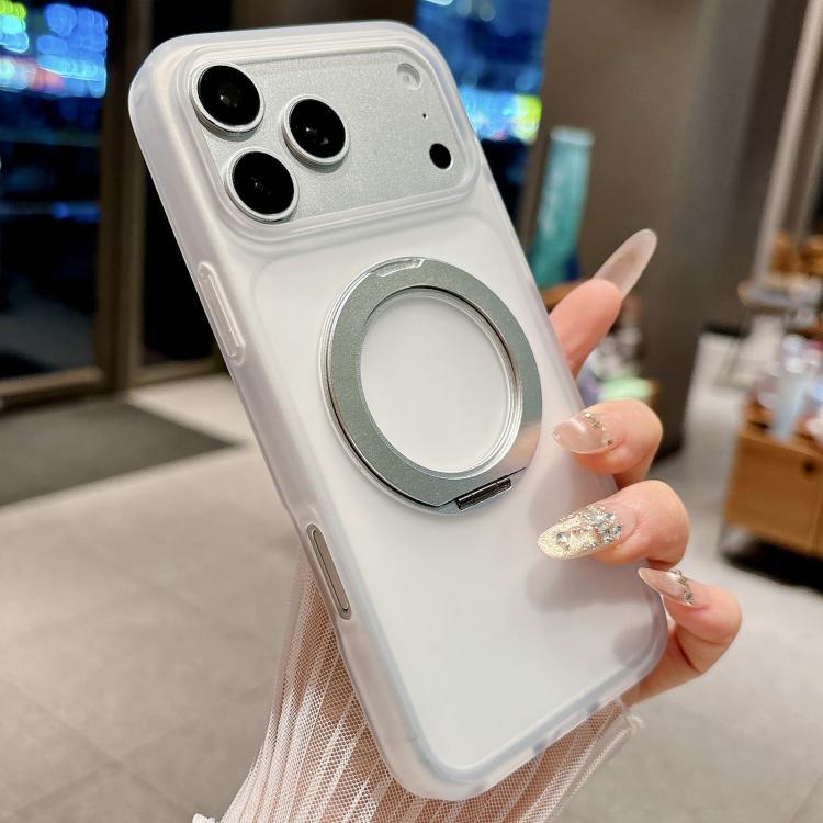 Custodia per telefono magnetica ibrida in PC TPU con supporto girevole a 360 gradi Skin Feel., For iPhone 18 Pro, For iPhone 18 Pro Max, For iPhone 17 Pro Max, For iPhone 17 Pro