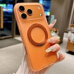 Custodia per telefono magnetica ibrida in PC TPU con supporto girevole a 360 gradi Skin Feel., For iPhone 18 Pro, For iPhone 18 Pro Max, For iPhone 17 Pro Max, For iPhone 17 Pro