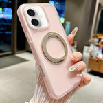 Custodia per telefono magnetica ibrida in PC TPU con supporto girevole a 360 gradi Skin Feel., For iPhone 17, For iPhone 16 Pro Max, For iPhone 16 Pro, For iPhone 16 Plus