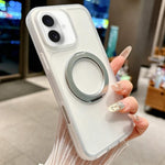 Custodia per telefono magnetica ibrida in PC TPU con supporto girevole a 360 gradi Skin Feel., For iPhone 17, For iPhone 16 Pro Max, For iPhone 16 Pro, For iPhone 16 Plus