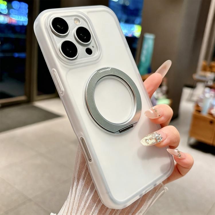Custodia per telefono magnetica ibrida in PC TPU con supporto girevole a 360 gradi Skin Feel., For iPhone 17, For iPhone 16 Pro Max, For iPhone 16 Pro, For iPhone 16 Plus