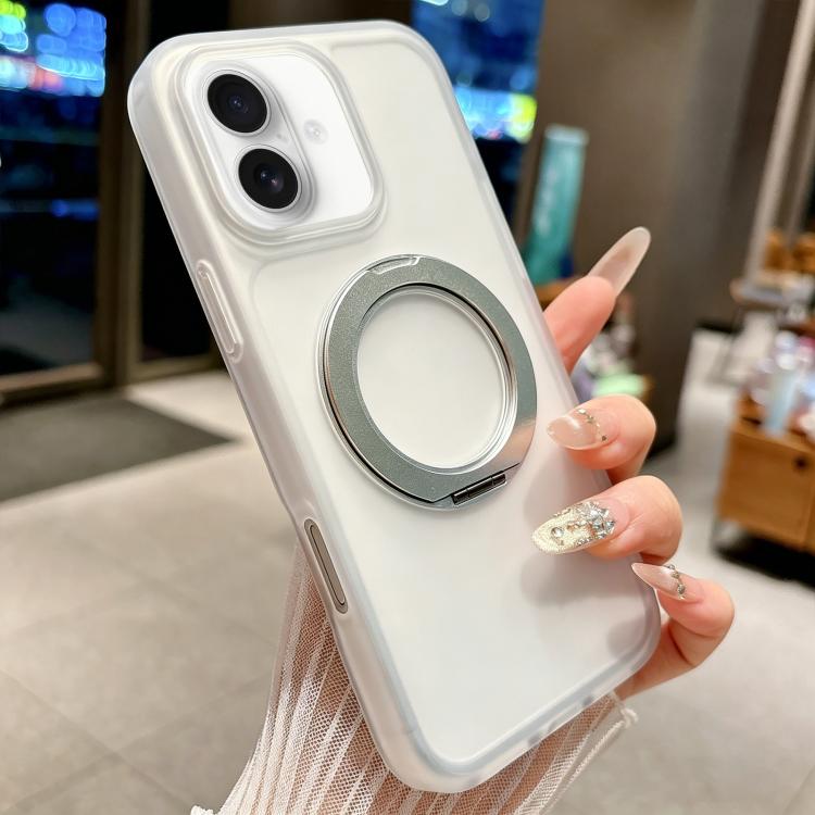 Custodia per telefono magnetica ibrida in PC TPU con supporto girevole a 360 gradi Skin Feel., For iPhone 16, For iPhone 15 Pro Max, For iPhone 15 Pro, For iPhone 15 Plus / 14 Plus