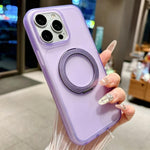 Custodia per telefono magnetica ibrida in PC TPU con supporto girevole a 360 gradi Skin Feel., For iPhone 13 Pro Max, For iPhone 13 Pro, For iPhone 12 Pro Max, For iPhone 12 Pro