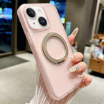 Custodia per telefono magnetica ibrida in PC TPU con supporto girevole a 360 gradi Skin Feel., For iPhone 15, For iPhone 14 / 13, For iPhone 14 Pro, For iPhone 14 Pro Max