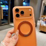 Custodia per telefono magnetica ibrida in PC TPU con supporto girevole a 360 gradi Skin Feel., For iPhone 17, For iPhone 16 Pro Max, For iPhone 16 Pro, For iPhone 16 Plus