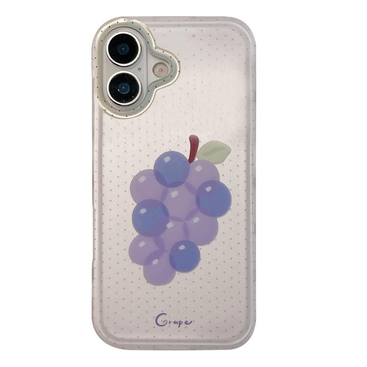 Custodia per telefono in TPU nera satinata a pois con copertura totale., For iPhone 17 Pro Max, For iPhone 17 Pro, For iPhone 17, For iPhone 16 Pro Max, For iPhone 16 Pro, For iPhone 16