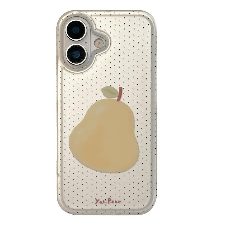 Custodia per telefono in TPU nera satinata a pois con copertura totale., For iPhone 17 Pro Max, For iPhone 17 Pro, For iPhone 17, For iPhone 16 Pro Max, For iPhone 16 Pro, For iPhone 16