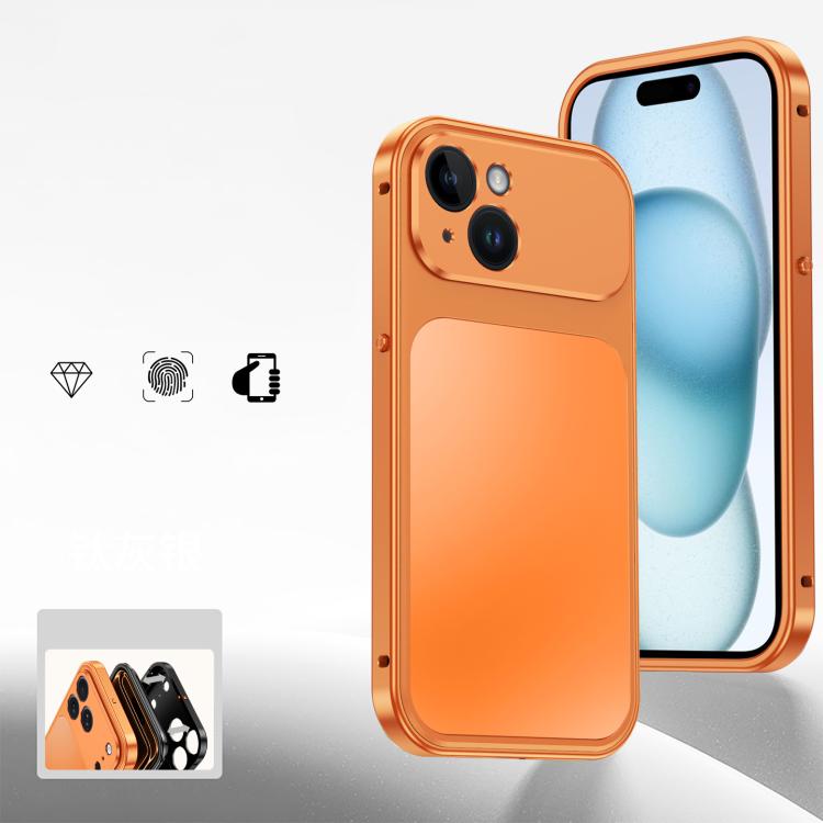 Custodia per telefono in metallo con fibbia magnetica, For iPhone 15 Pro Max, For iPhone 15 Pro, For iPhone 15