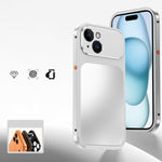 Custodia per telefono in metallo con fibbia magnetica, For iPhone 15 Pro Max, For iPhone 15 Pro, For iPhone 15