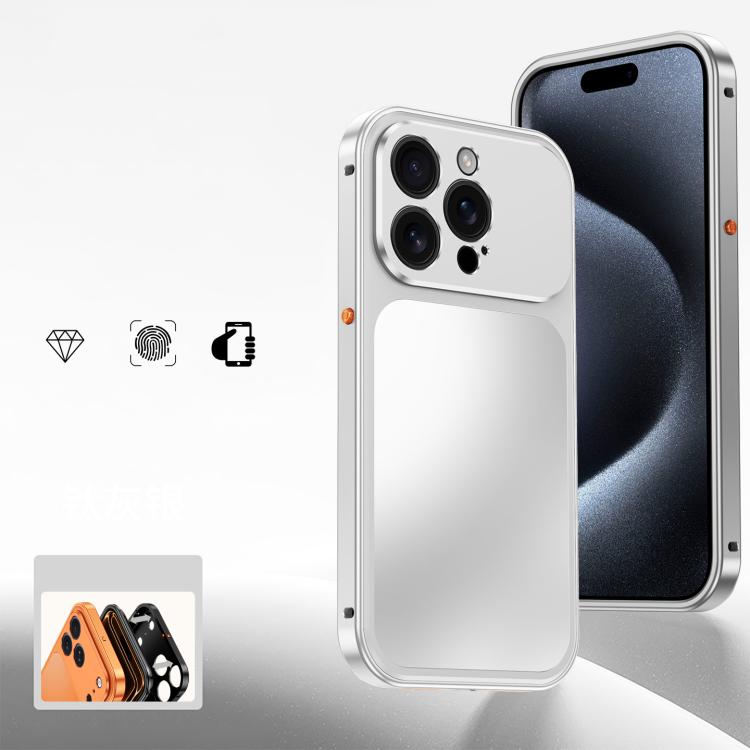 Custodia per telefono in metallo con fibbia magnetica, For iPhone 15 Pro Max, For iPhone 15 Pro, For iPhone 15