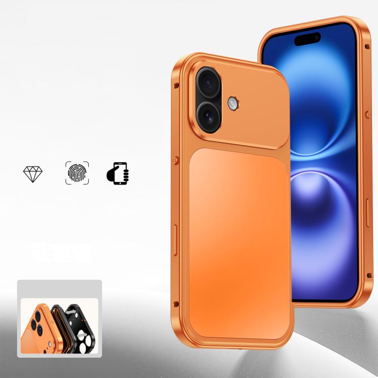 Custodia per telefono in metallo con fibbia magnetica, For iPhone 17 Pro Max, For iPhone 17 Pro, For iPhone 17, For iPhone 16 Pro Max, For iPhone 16 Pro, For iPhone 16