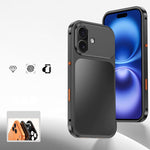 Custodia per telefono in metallo con fibbia magnetica, For iPhone 17 Pro Max, For iPhone 17 Pro, For iPhone 17, For iPhone 16 Pro Max, For iPhone 16 Pro, For iPhone 16