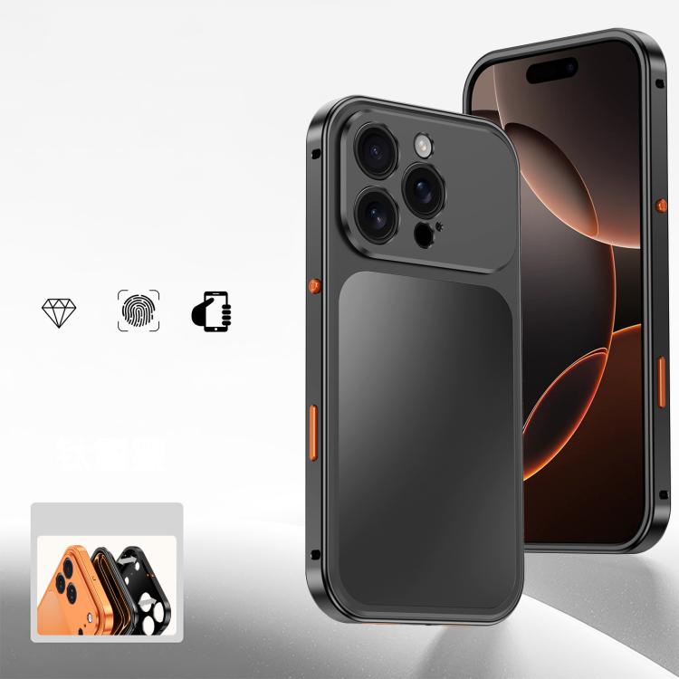 Custodia per telefono in metallo con fibbia magnetica, For iPhone 17 Pro Max, For iPhone 17 Pro, For iPhone 17, For iPhone 16 Pro Max, For iPhone 16 Pro, For iPhone 16