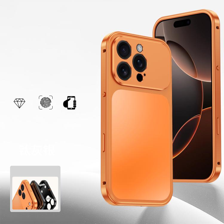 Custodia per telefono in metallo con fibbia magnetica, For iPhone 17 Pro Max, For iPhone 17 Pro, For iPhone 17, For iPhone 16 Pro Max, For iPhone 16 Pro, For iPhone 16