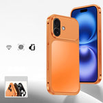 Custodia per telefono in metallo con fibbia magnetica, For iPhone 17 Pro Max, For iPhone 17 Pro, For iPhone 17, For iPhone 16 Pro Max, For iPhone 16 Pro, For iPhone 16