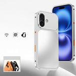 Custodia per telefono in metallo con fibbia magnetica, For iPhone 17 Pro Max, For iPhone 17 Pro, For iPhone 17, For iPhone 16 Pro Max, For iPhone 16 Pro, For iPhone 16