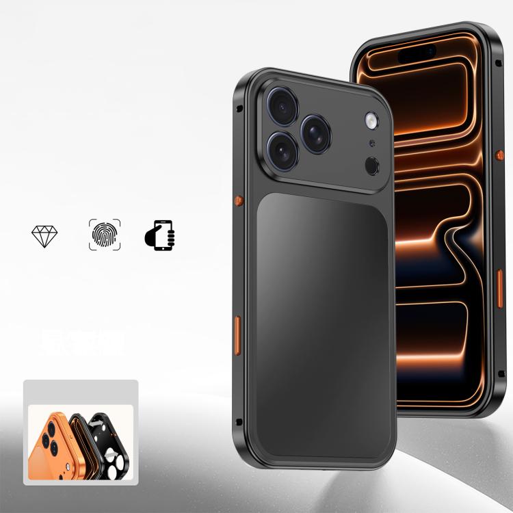 Custodia per telefono in metallo con fibbia magnetica, For iPhone 17 Pro Max, For iPhone 17 Pro, For iPhone 17, For iPhone 16 Pro Max, For iPhone 16 Pro, For iPhone 16