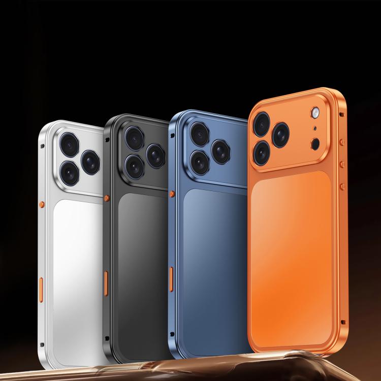 Custodia per telefono in metallo con fibbia magnetica, For iPhone 17 Pro Max, For iPhone 17 Pro, For iPhone 17, For iPhone 16 Pro Max, For iPhone 16 Pro, For iPhone 16
