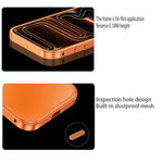 Custodia per telefono in metallo con fibbia magnetica, For iPhone 15 Pro Max, For iPhone 15 Pro, For iPhone 15