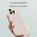 Custodia per telefono antiurto LeReach TOC Clear Series a doppio composito in TPU + acrilico., For iPhone 16 Pro Max