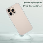 Custodia per telefono antiurto LeReach TOC Clear Series a doppio composito in TPU + acrilico., For iPhone 16 Pro Max