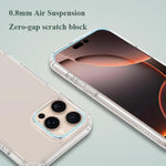 Custodia per telefono antiurto LeReach TOC Clear Series a doppio composito in TPU + acrilico., For iPhone 16 Pro Max