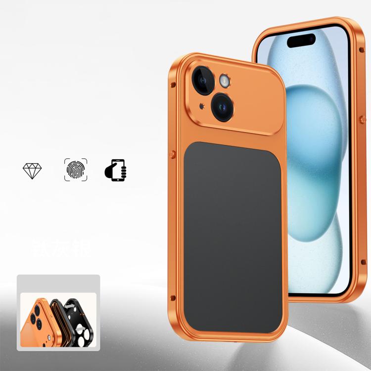 Custodia per telefono con fibbia a molla di raffreddamento e telaio in metallo., For iPhone 15 Pro Max, For iPhone 15 Pro, For iPhone 15