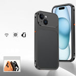 Custodia per telefono con fibbia a molla di raffreddamento e telaio in metallo., For iPhone 15 Pro Max, For iPhone 15 Pro, For iPhone 15