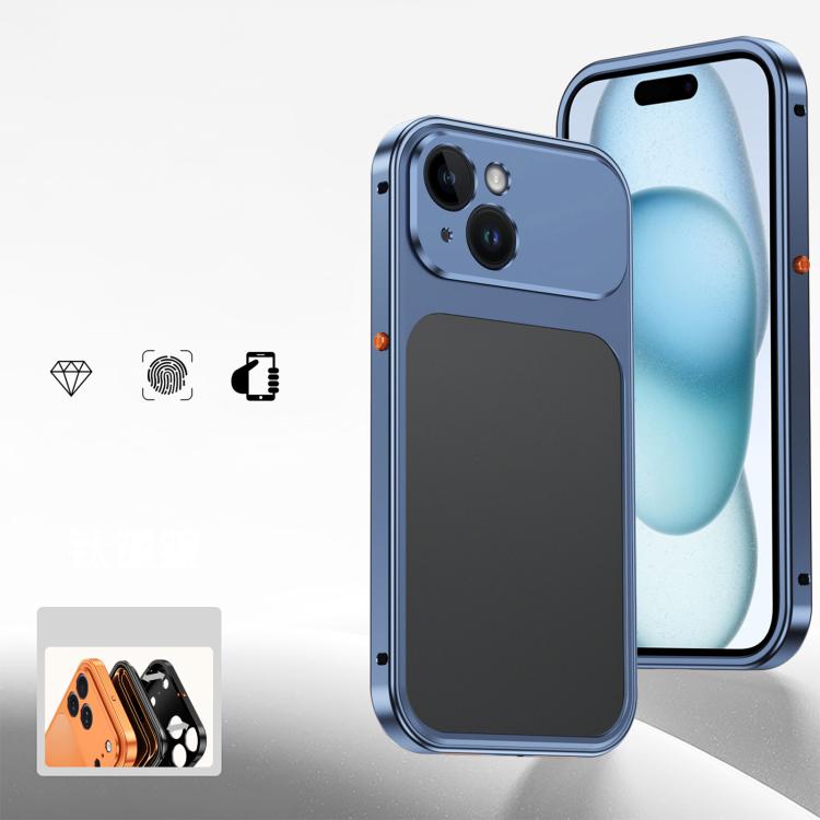 Custodia per telefono con fibbia a molla di raffreddamento e telaio in metallo., For iPhone 15 Pro Max, For iPhone 15 Pro, For iPhone 15