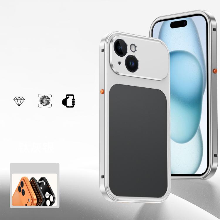 Custodia per telefono con fibbia a molla di raffreddamento e telaio in metallo., For iPhone 15 Pro Max, For iPhone 15 Pro, For iPhone 15
