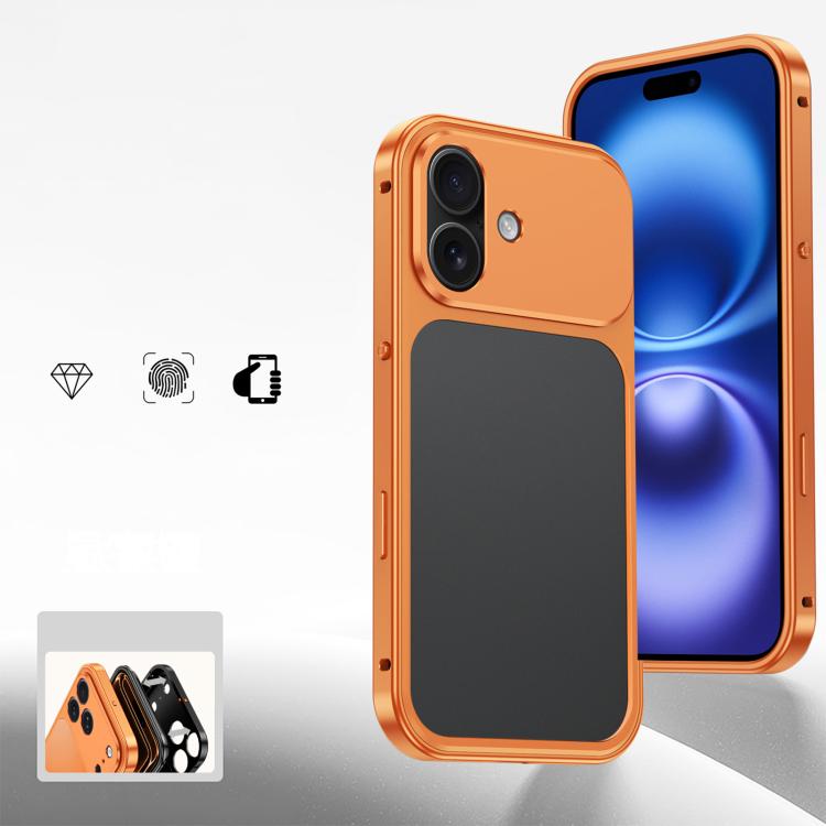 Custodia per telefono con fibbia a molla di raffreddamento e telaio in metallo., For iPhone 17 Pro Max, For iPhone 17 Pro, For iPhone 17, For iPhone 16 Pro Max, For iPhone 16 Pro, For iPhone 16
