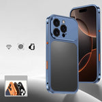 Custodia per telefono con fibbia a molla di raffreddamento e telaio in metallo., For iPhone 17 Pro Max, For iPhone 17 Pro, For iPhone 17, For iPhone 16 Pro Max, For iPhone 16 Pro, For iPhone 16