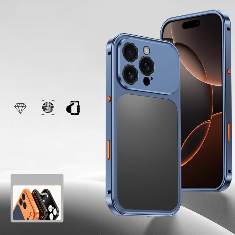 Custodia per telefono con fibbia a molla di raffreddamento e telaio in metallo., For iPhone 17 Pro Max, For iPhone 17 Pro, For iPhone 17, For iPhone 16 Pro Max, For iPhone 16 Pro, For iPhone 16