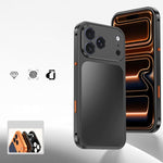 Custodia per telefono con fibbia a molla di raffreddamento e telaio in metallo., For iPhone 17 Pro Max, For iPhone 17 Pro, For iPhone 17, For iPhone 16 Pro Max, For iPhone 16 Pro, For iPhone 16
