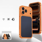 Custodia per telefono con fibbia a molla di raffreddamento e telaio in metallo., For iPhone 17 Pro Max, For iPhone 17 Pro, For iPhone 17, For iPhone 16 Pro Max, For iPhone 16 Pro, For iPhone 16