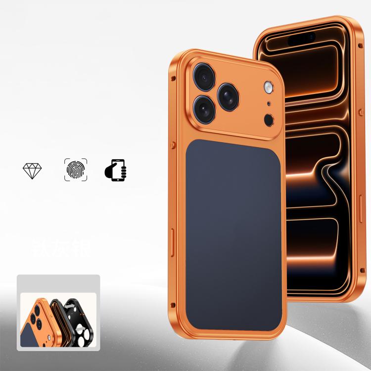 Custodia per telefono con fibbia a molla di raffreddamento e telaio in metallo., For iPhone 17 Pro Max, For iPhone 17 Pro, For iPhone 17, For iPhone 16 Pro Max, For iPhone 16 Pro, For iPhone 16